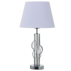 Lampada da tavolo Alexandra House Living Multicolore Argentato Metallo 40 W 30 x 57 x 30 cm