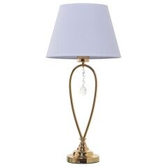 Desk lamp Alexandra House Living Multicolour Golden Metal 40 W 28 x 57 x 28 cm