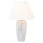 Lampada da tavolo Alexandra House Living Bianco Argentato Ceramica 40 W 15 x 37 x 15 cm