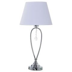 Desk lamp Alexandra House Living Multicolour Silver Metal 40 W 28 x 57 x 28 cm