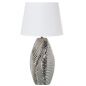 Lampada da tavolo Alexandra House Living Bianco Argentato Ceramica 60 W 19 x 43 x 19 cm