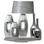 Desk lamp Alexandra House Living Silver Ceramic 40 W 38 x 60 x 20 cm