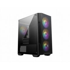 Case computer desktop ATX MSI MAG FORGE M100A Nero Trasparente