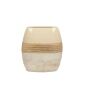 Vaso Romimex Champagne Madreperla Ceramica 23 x 26 x 8 cm