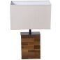 Lampada da tavolo Alexandra House Living Marrone Legno 60 W 38 x 51 x 18 cm