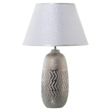 Lampada da tavolo Alexandra House Living Argentato Ceramica 60 W 34 x 54 x 34 cm