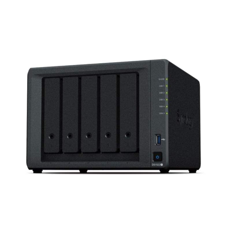 Memorizzazione in Rete NAS Synology DS1522+ Nero AMD Ryzen R1600