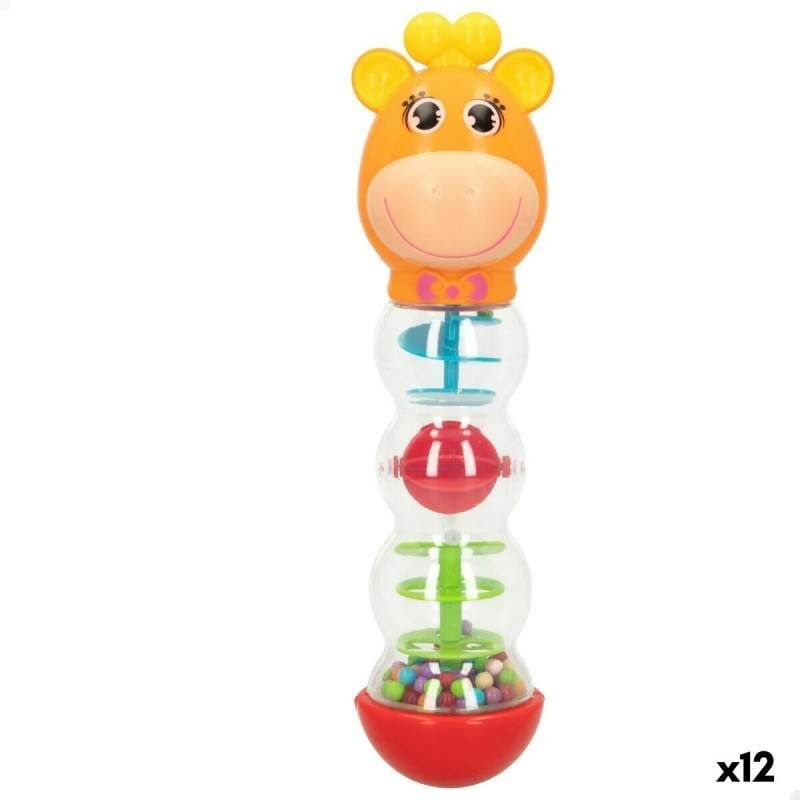 Rattle Colorbaby 6,5 x 25,5 x 6,5 cm (12 Units)