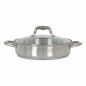 Casserole with glass lid Quttin 4,3 L (4 Units)