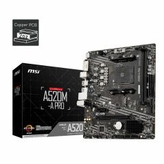 Motherboard MSI 7C96-001R mATX AM4 AMD A520 AMD AMD AM4