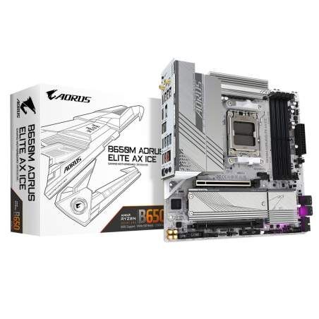 Scheda Madre Gigabyte B650M AORUS ELITE AX ICE AMD B650 AMD AM5