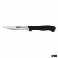 Serrated Knife Quttin Kasual Black Silver 22 x 2 x 1,5 cm (48 Units)