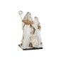 Presepe di Natale Home ESPRIT Bianco Dorato 27 x 24 x 40 cm