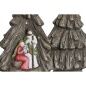 Presepe di Natale Home ESPRIT Verde Grigio Magnesio 23 x 13,5 x 45 cm (2 Unità)