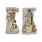 Presepe di Natale Home ESPRIT Multicolore Resina 19,5 x 11 x 31,5 cm (2 Unità)