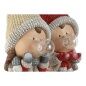 Christmas bauble Home ESPRIT White Red Beige 16,5 x 22 x 45 cm (2 Units)