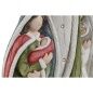 Presepe di Natale Home ESPRIT Bianco Verde Grigio Magnesio 27,5 x 11 x 60 cm (2 Unità)