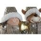 Christmas bauble Home ESPRIT White Golden 28 x 18,5 x 43 cm (2 Units)