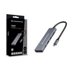 USB Hub Conceptronic 110520207101 Grey 100 W