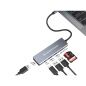 Hub USB Conceptronic 110520207101 Grigio 100 W