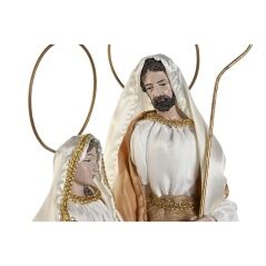 Christmas nativity set Home ESPRIT White Golden 27 x 24 x 50 cm