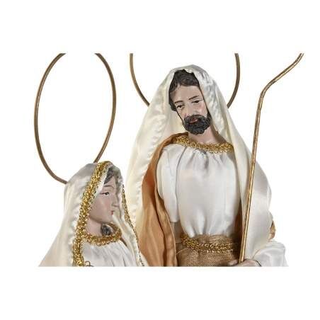 Presepe di Natale Home ESPRIT Bianco Dorato 27 x 24 x 50 cm