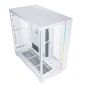 Case computer desktop ATX Lian-Li O11DEXL-W Bianco