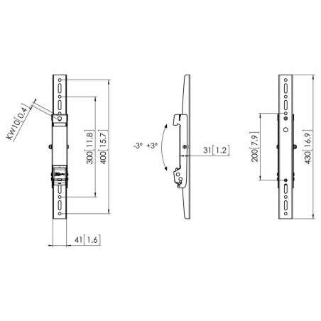 Adjustable support Vogel's PFS 3304