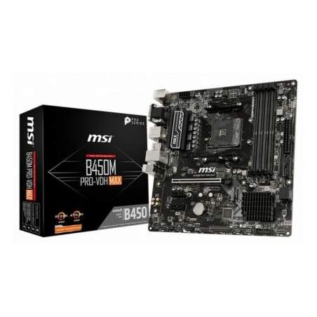 Scheda Madre MSI B450M PRO-VDH Max mATX AM4 AMD B450 AMD AMD AM4