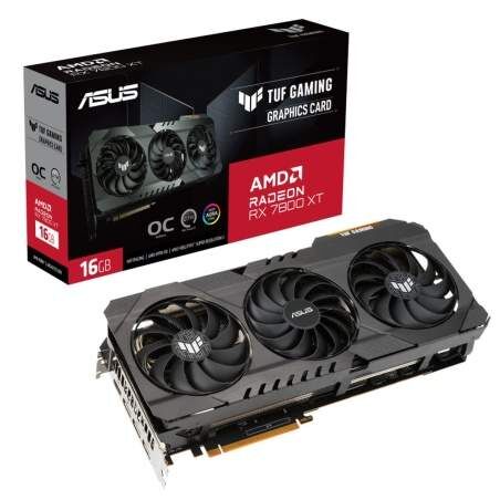 Scheda Grafica Asus TUF RX 7800XT OC AMD RADEON RX 7800 XT 16 GB GDDR6