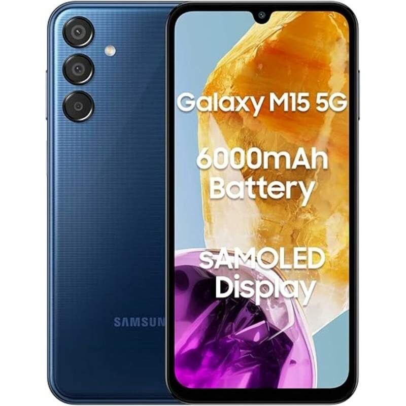 Smartphone Samsung Galaxy M15 6,5" Octa Core 4 GB RAM 128 GB Azzurro