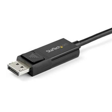 Adattatore USB C con DisplayPort Startech CDP2DP142MBD Nero