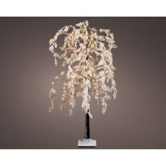 Albero di Natale Lumineo Nevoso Salice Ø 70 x 180 cm MicroLED