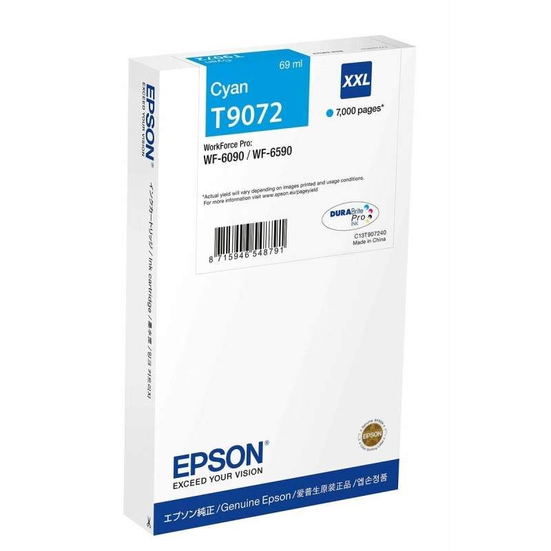 Original Ink Cartridge Epson C13T907240 Cyan