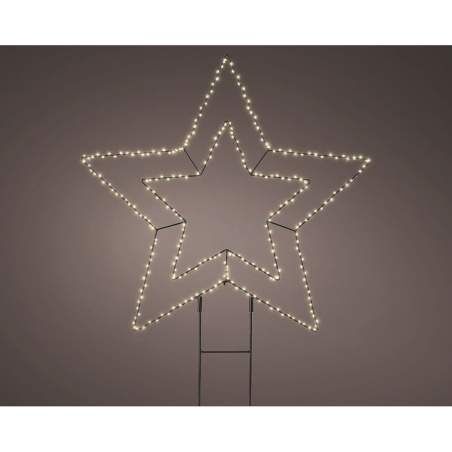 Decorazione luminosa Lumineo Metallo 220 V 58 x 55 cm Paletto Stella