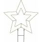 Lighting decoration Lumineo Metal 220 V 58 x 55 cm Stake Star