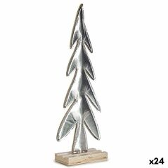 Statua Decorativa Albero di Natale Grigio Legno 5 x 32,5 x 11,5 cm (24 Unità)