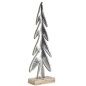 Decorative Figure Christmas Tree Grey Wood 5 x 32,5 x 11,5 cm (24 Units)