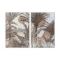 Quadro DKD Home Decor 84 x 4,5 x 123 cm Palme Coloniale (2 Unità)