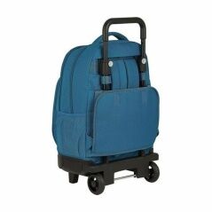 Trolley per la Scuola Compact BlackFit8 Egeo Azzurro 33 X 45 X 22 cm