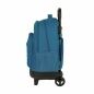 School Rucksack with Wheels Compact BlackFit8 Egeo Blue 33 X 45 X 22 cm