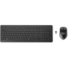 Tastiera e Mouse HP 3M165AA Qwerty in Spagnolo Nero Bluetooth