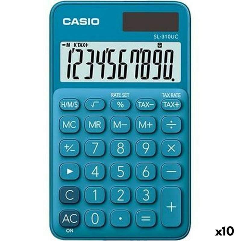 Calcolatrice Casio SL-310UC Azzurro (10 Unità)