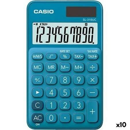 Calcolatrice Casio SL-310UC Azzurro (10 Unità)