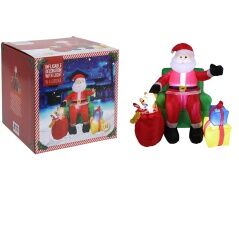 Father Christmas Lifetime 120 cm Inflatable LED Light