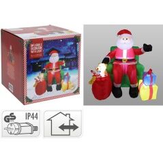 Father Christmas Lifetime 120 cm Inflatable LED Light