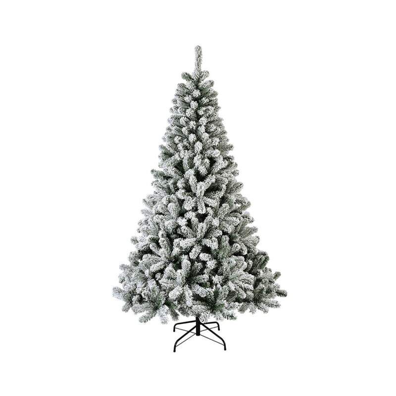 Albero di Natale Everlands Monarca Verde PVC Metallo Nevoso Ø 126 x 210 cm