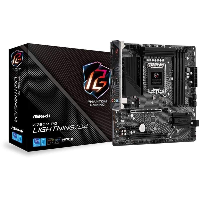 Motherboard ASRock Z790M PG Lightning/D4 LGA 1700