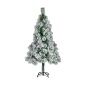 Christmas Tree White Green Metal Plastic