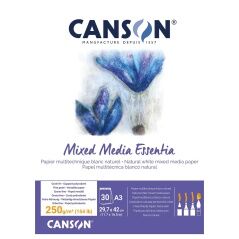 Drawing Pad Canson White Natural A3 5 Units 30 Sheets 250 g/m²